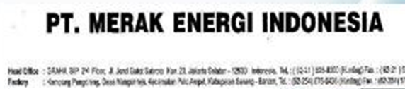 Logo PT Merak Energi Indonesia